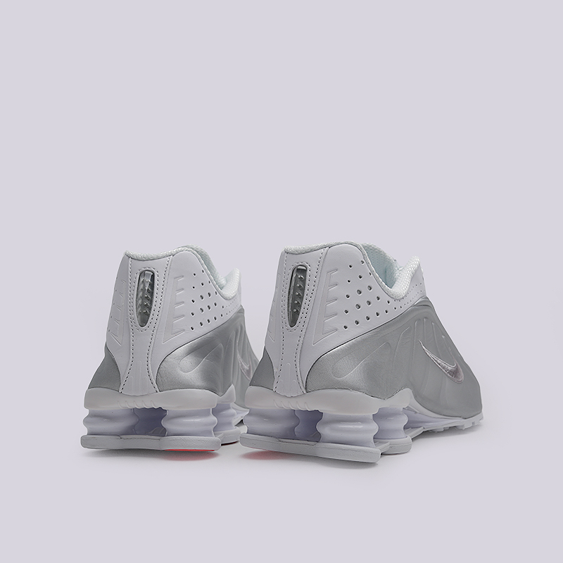 мужские белые кроссовки Nike Shox R4 104265-131 - цена, описание, фото 4